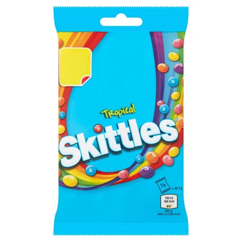 Καραμελάκια Skittles Tropical Flavour 125g