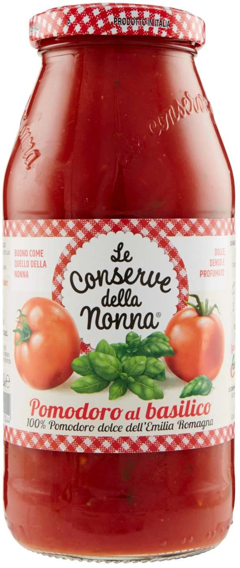 Χυμός Τομάτας Με Βασιλικό Le Conserve Della Nonna Pomodoro Al Basilico 500g