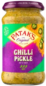 Πίκλες Καυτερές Χωρίς Γλουτένη Pataks Chilli Pickle Gluten Free 283g