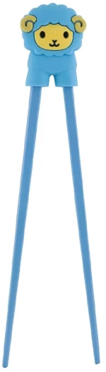 Παιδικά Τσόπστικς Με Βοηθό Tokyo Design Studio Children Chopsticks Blue Sheep Helper 18cm