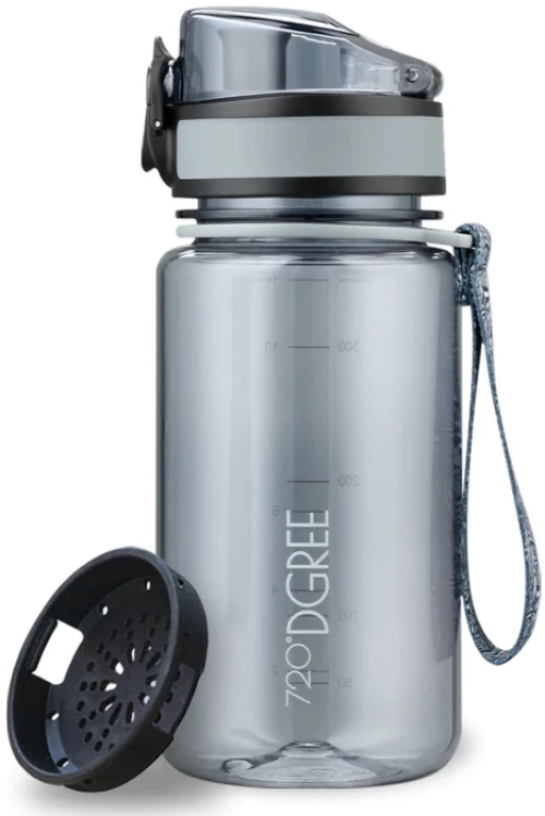 Παγούρι Σουρωτήρι 720°DGREE Uberbottle Tritan Bottle Strainer Stone Grey 350ml