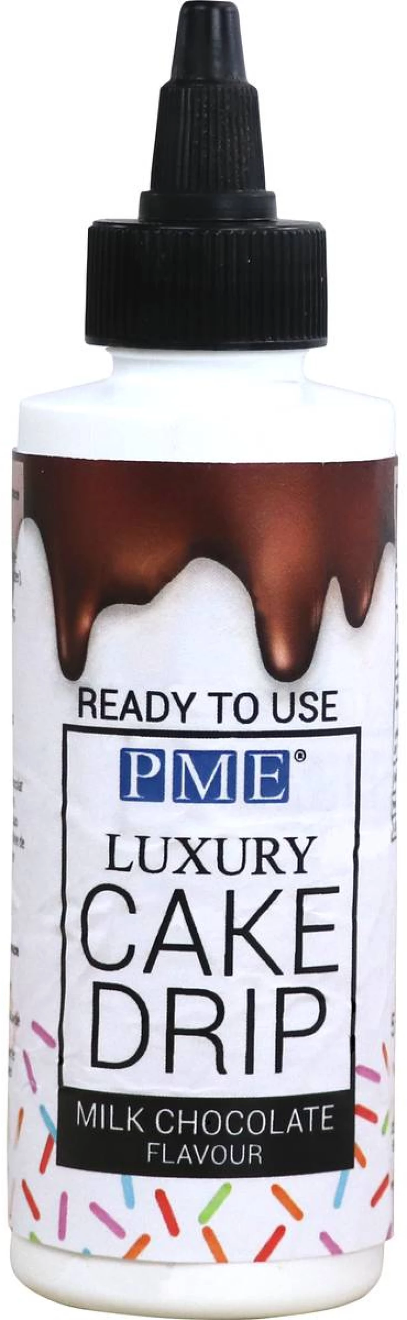 Γλάσο Σως Επικάλυψης PME Luxury Cake Drip Milk Chocolate Topping Sauce 150g