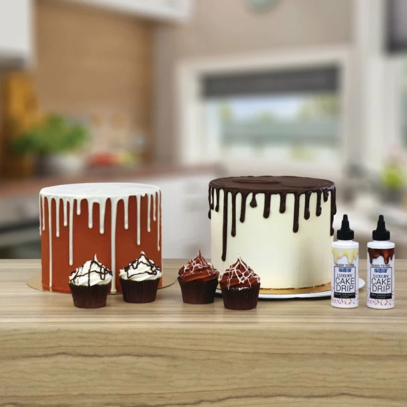 Γλάσο Σως Επικάλυψης PME Luxury Cake Drip Milk Chocolate Topping Sauce 150g
