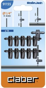 Σύνδεσμος Σωλήνα 1/4΄΄ Claber 91155