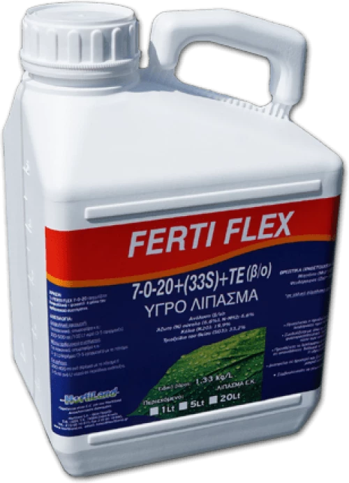 FERTI FLEX 7-0-20+(33S)+TE