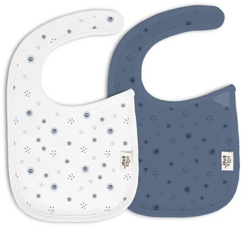 INTERBABY ΣΑΛΙΑΡΑ VELCHRO ΣΕΤ 2 ΤΕΜ DUENDES DEL POLVO BLUE 00332-01
