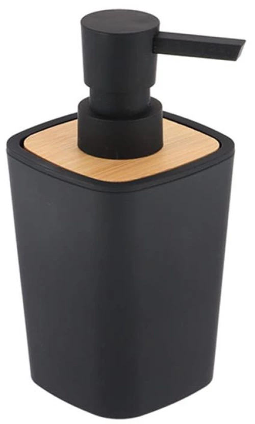 Dispenser rubber με bamboo μαύρο