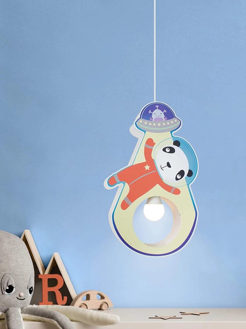 Κρεμαστό Φωτιστικό Οροφής Αστροναύτες Little Astronauts Panda