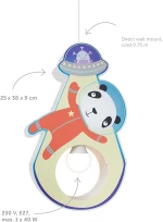 Κρεμαστό Φωτιστικό Οροφής Αστροναύτες Little Astronauts Panda