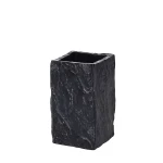 ArteLibre Ποτηροθήκη Όψη Πέτρας Μαύρο Polyresin - 06511109 - inde.gr