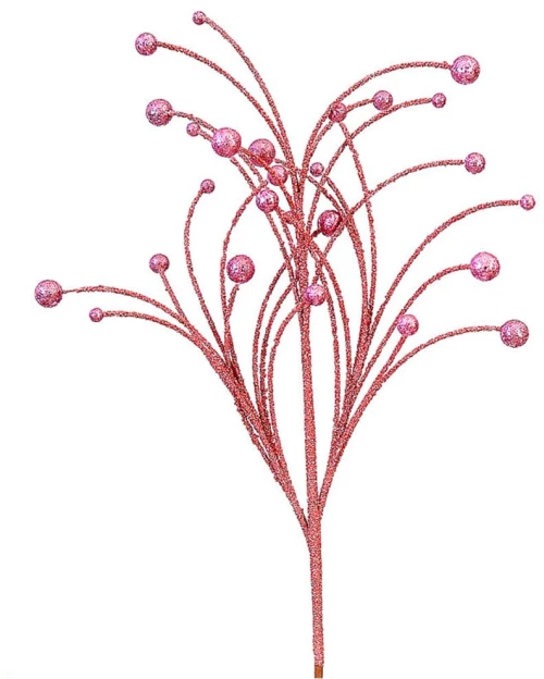 Κλαδί glitter κόκκινο 66εκ.