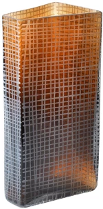 GRAVIR HONEY ΒΑΖΟ ΓΥΑΛΙ ΚΑΦΕ 15,5x11,5xH33cmINTHEBOX