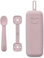 INTERBABY ΣΕΤ ΚΟΡΔΕΛΑ ΣΤΗΡΙΞΗΣ ΣΑΛΙΑΡΑΣ ΣΙΛΙΚΟΝΗΣ + ΚΟΥΤΑΛΙ ΣΙΛΙΚΟΝΗΣ DARK PINK SI012-66