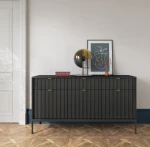 Μπουφές Nova Ανθρακί 154x39x83cm