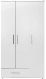 Ντουλάπα white Λευκό 103x187x52cm