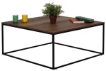 Τραπεζάκι Profil Καρυδί 80x42x80 cm