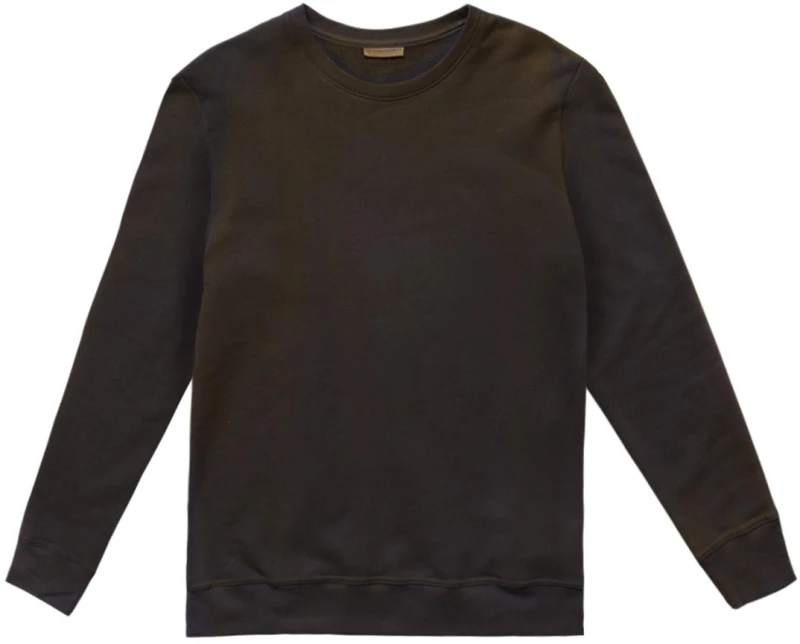 The Project Garments Acid Dye Organic Cotton Crew Neck Sweatshirt Meteorite
