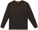 The Project Garments Acid Dye Organic Cotton Crew Neck Sweatshirt Meteorite