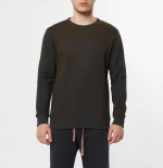 The Project Garments Acid Dye Organic Cotton Crew Neck Sweatshirt Meteorite