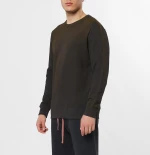 The Project Garments Acid Dye Organic Cotton Crew Neck Sweatshirt Meteorite