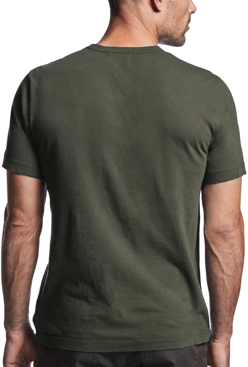 The Project Garments Crewneck Cotton Tailor Fit T-shirt Khaki