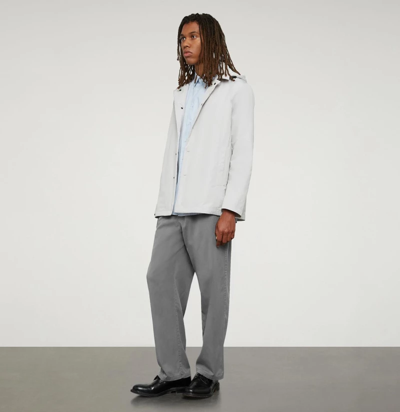 Aspesi Cotton Lyocell Pants Grey