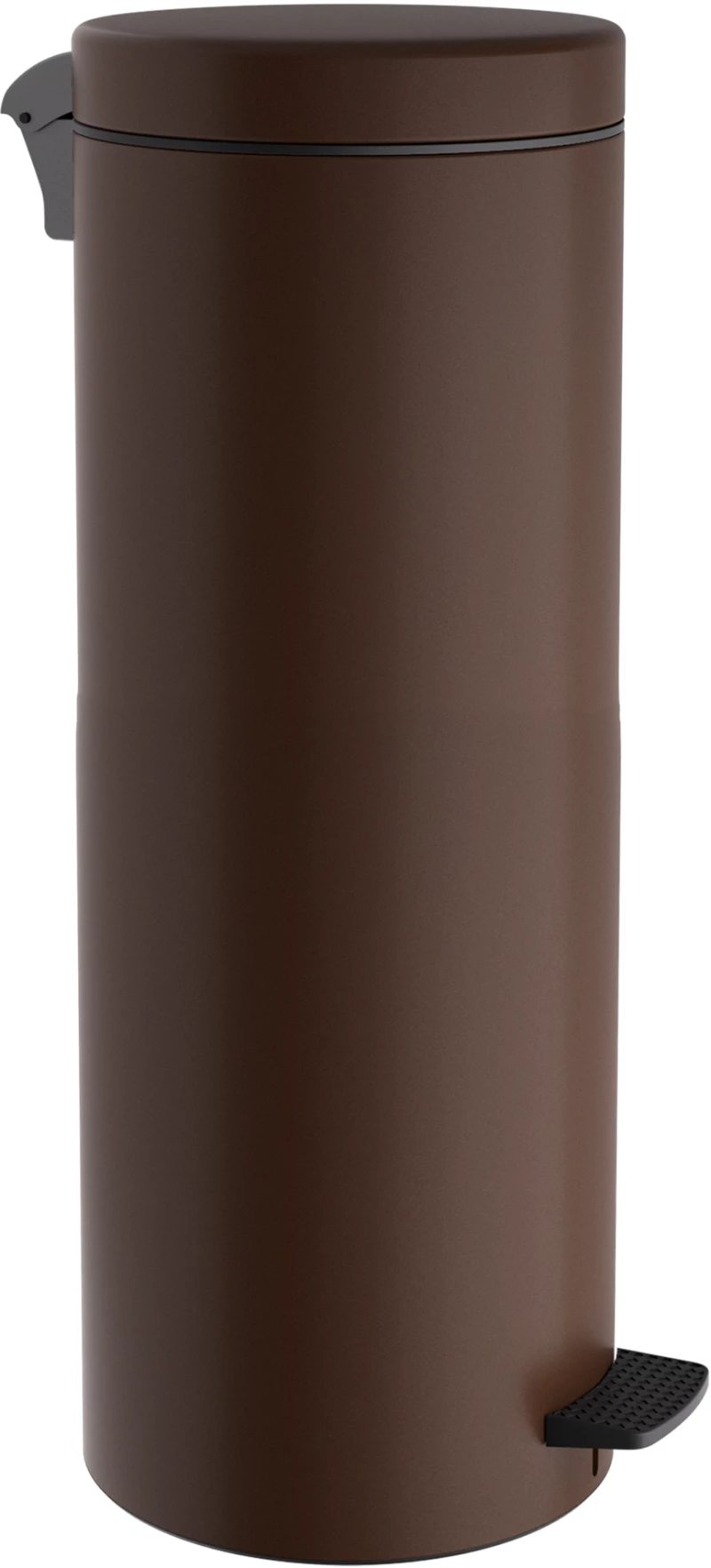 Χαρτοδοχείο 30Lit Soft Close - Matt Wenge, Matt Wenge, Pam & Co, Ø25 x H65 (cm), 2565-943