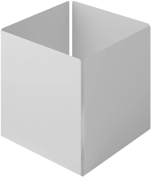 Θήκη Οργάνωσης Κύβος, Matt White, Pam & Co, W13 x D13 x H13 (cm), 118-033