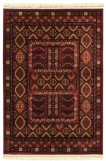 ΧΑΛΙ PERSIA 2273 BURGUNDY ΜΕ ΚΡΟΣΣΙ - 080X150  NewPlan