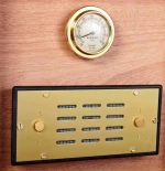 Πουροθήκη Υγραντήρας Πούρων Elie Bleu Cigar Humidor Medal Yellow
