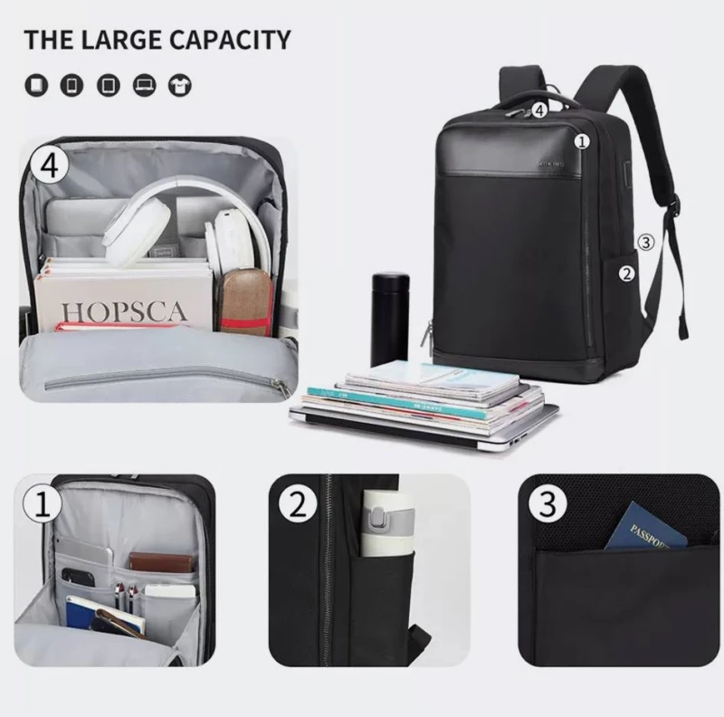 AOKING BACKPACK - SN2120-BLACK