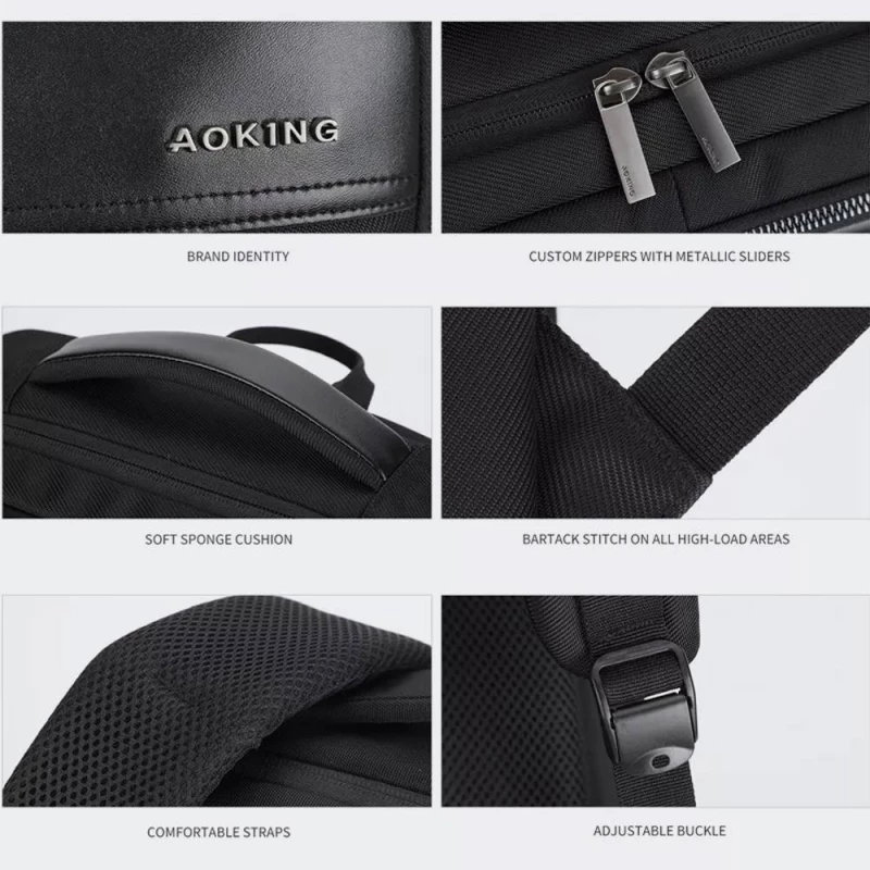 AOKING BACKPACK - SN2120-BLACK