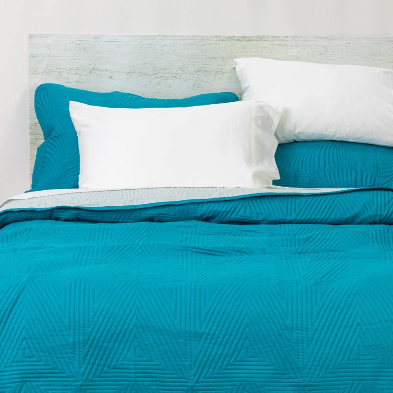 Κουβερλί Premium Υπέρδιπλο Borea Home Textiles - Ταμπά-Εκρού