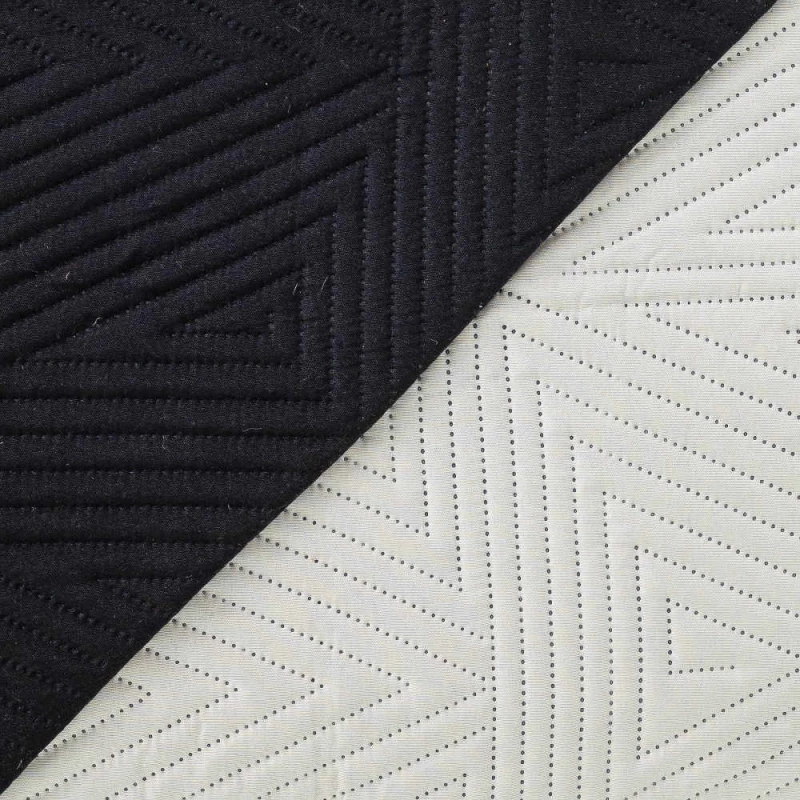 Κουβερλί Premium Υπέρδιπλο Borea Home Textiles - Ταμπά-Εκρού