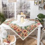 Τραπεζομάντηλο Sunflower Teoran 140x180cm