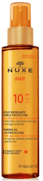 Nuxe Sun- Tanning Oil Face and Body 150 ml - SPF 10 / Beauty