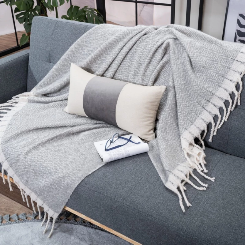 Ριχτάρι-Κουβέρτα Καναπέ Mohair 11 Teoran 130 x 150cm