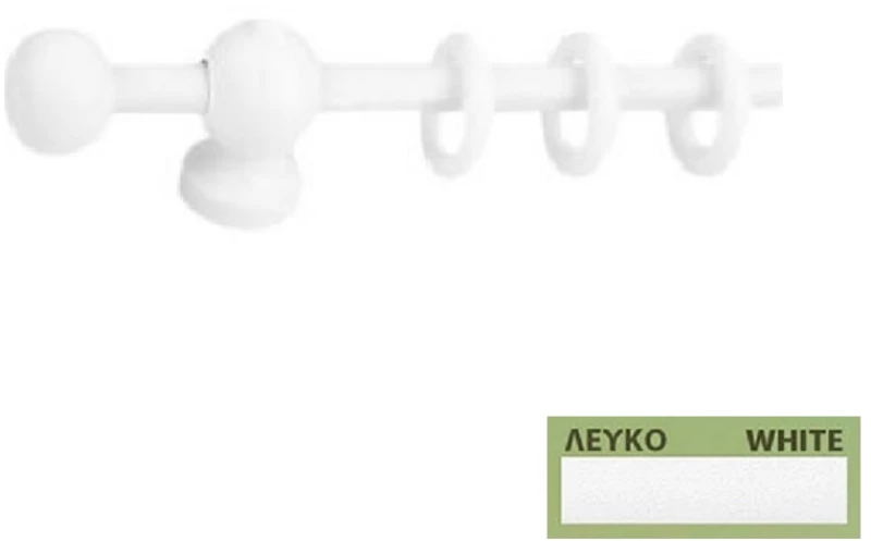 Κουρτινόξυλα Miraz Φ11 100cm κερασιά