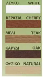 Κουρτινόξυλα Miraz Φ23 140cm Καρυδί