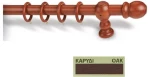 Κουρτινόξυλα Miraz Φ28 160cm Λευκό