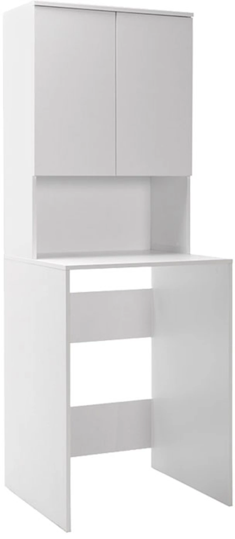 Έπιπλο πλυντηρίου Ryda pakoworld μελαμίνης λευκό 65x60x182εκ