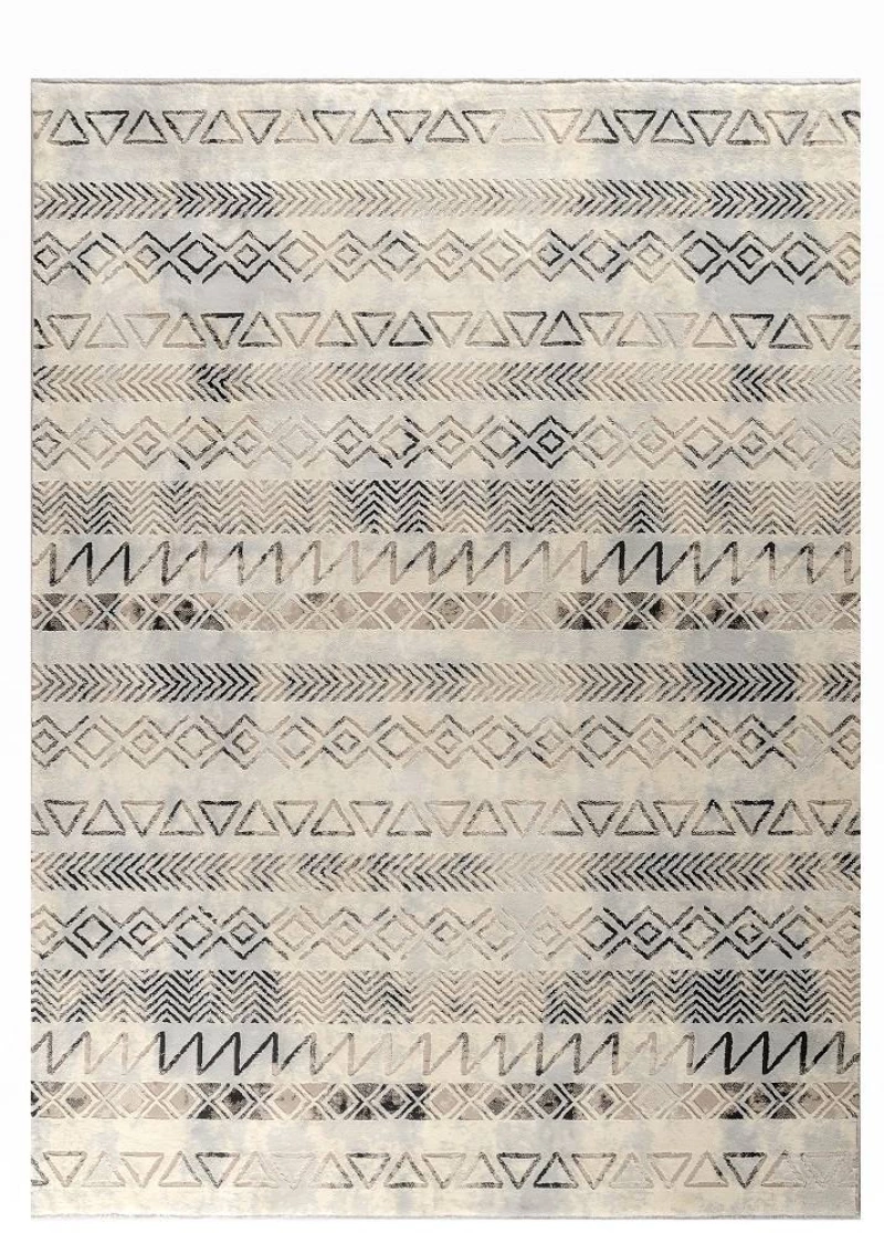 Tzikas Carpets 37461-ΓΚΡΙ Χαλί SIGN 160X235