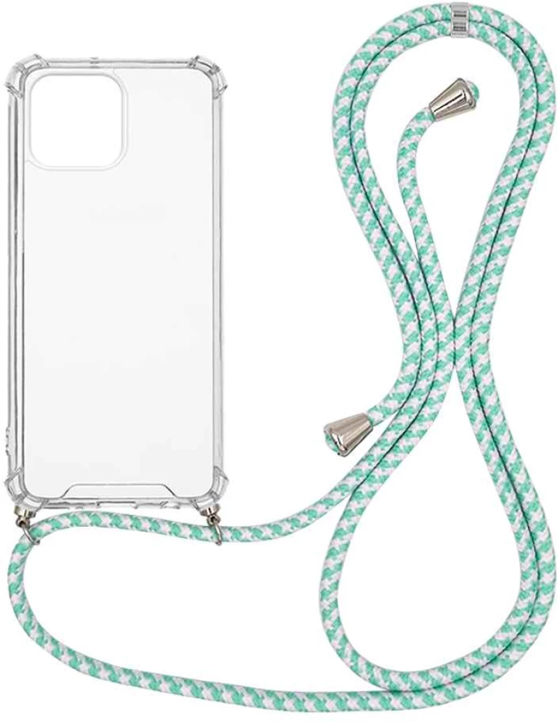 Θήκη Σιλικόνης με Κορδόνι Sonique Armor Clear Apple iPhone 13 Pro Max Rainbow Βεραμάν - Sonique - Rainbow Βεραμάν - iPhone 13 Pro Max