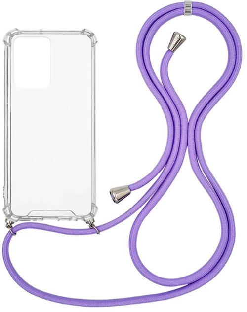 Θήκη Σιλικόνης με Κορδόνι Sonique Armor Clear Samsung Galaxy A33 5G Λιλά - Sonique - Λιλά - Galaxy A33 5G