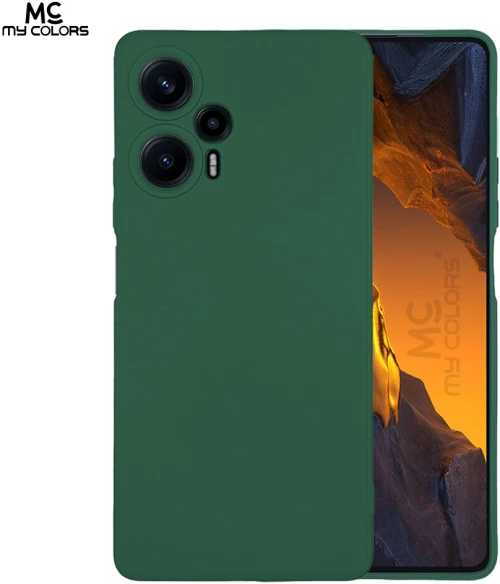 Θήκη Σιλικόνης My Colors Xiaomi Poco F5 5G Πράσινο Σκούρο - My Colors - Πράσινο Σκούρο - Poco F5 5G