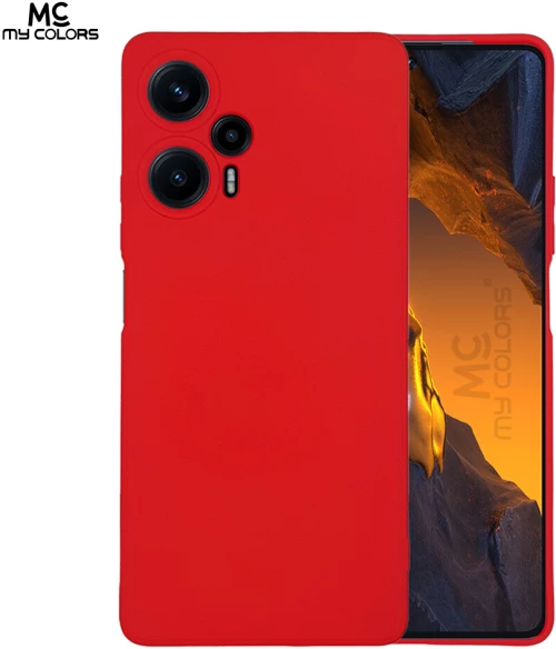 Θήκη Σιλικόνης My Colors Xiaomi Poco F5 5G Κόκκινο - My Colors - Κόκκινο - Poco F5 5G