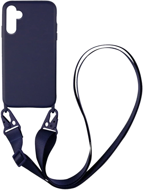 Θήκη CarryHang Liquid Silicone Strap Samsung Galaxy A13 5G / Galaxy A04s Μπλε Σκούρο - My Colors - Μπλε Σκούρο - Galaxy A04s, Galaxy A13 5G