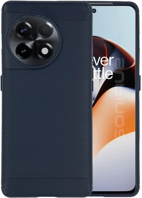 Θήκη Σιλικόνης Sonique Carbon Brushed OnePlus 11R Μπλε - Sonique - Μπλέ - OnePlus 11R