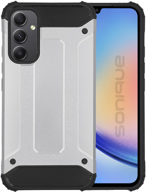 Θήκη Heavy Armor Sonique Samsung Galaxy A34 5G Ασημί - Sonique - Ασημί - Galaxy A34 5G