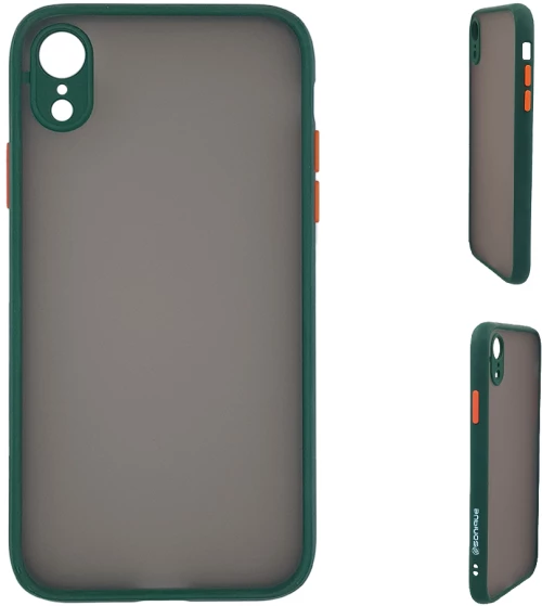 Θήκη Σιλικόνης Color Button Bumper Sonique Apple iPhone XR Πράσινο Σκούρο - Sonique - Πράσινο Σκούρο - iPhone XR